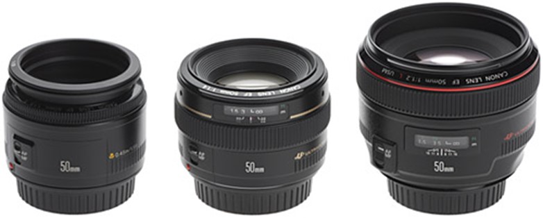 Canon F1.8 vs F1.4 vs F1.2