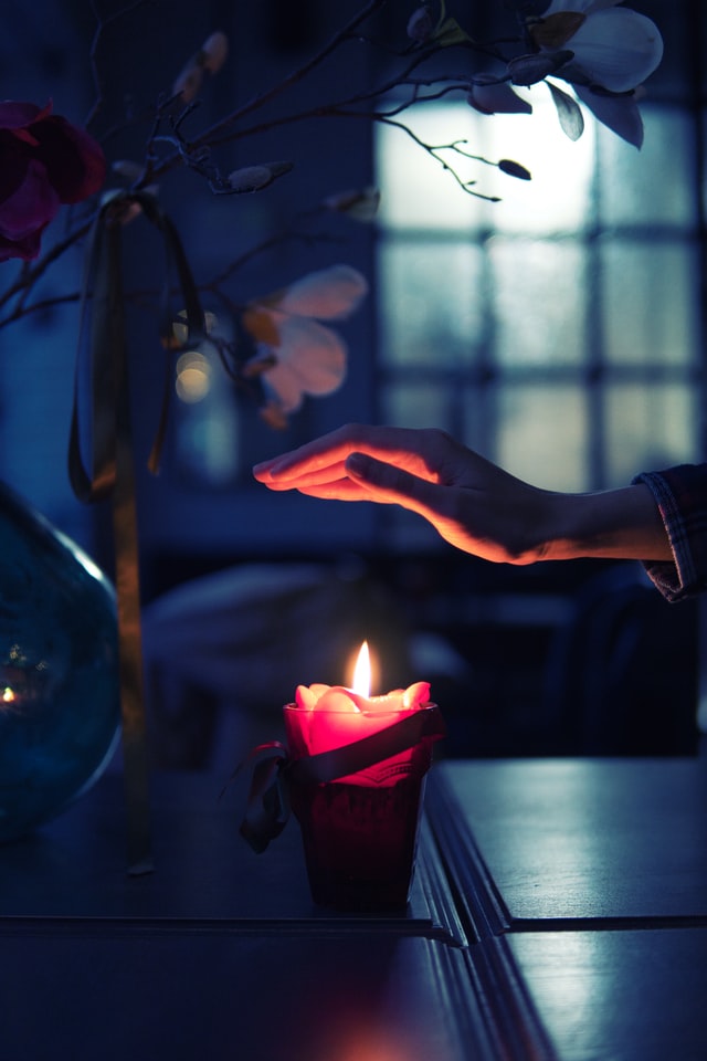 creative candle light photography