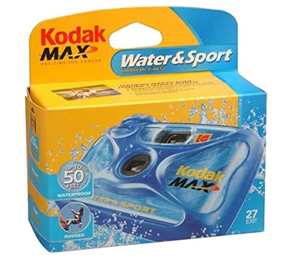 Waterproof disposable camera