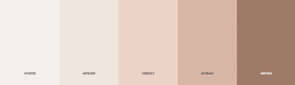 Pale Skin Color Palette