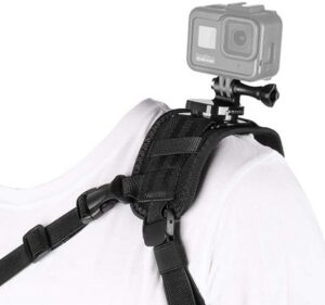 action camera shoulder mount