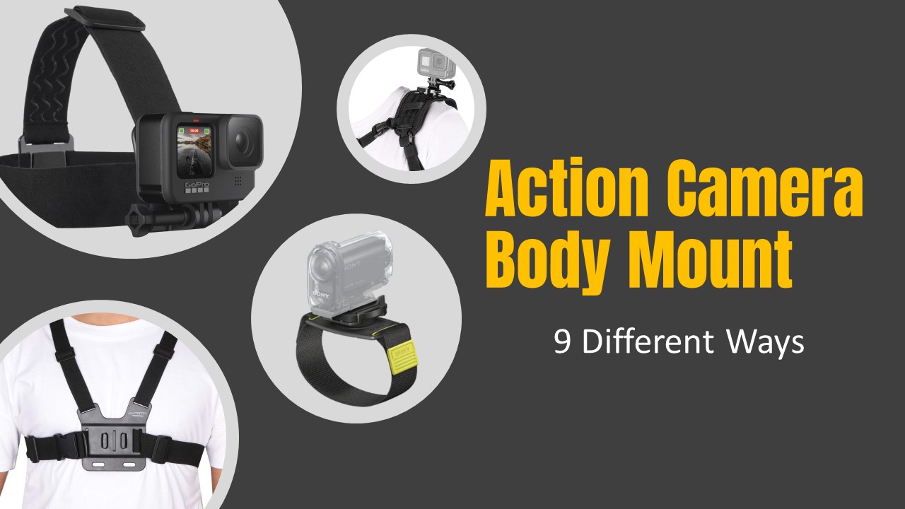 Action camera body mount