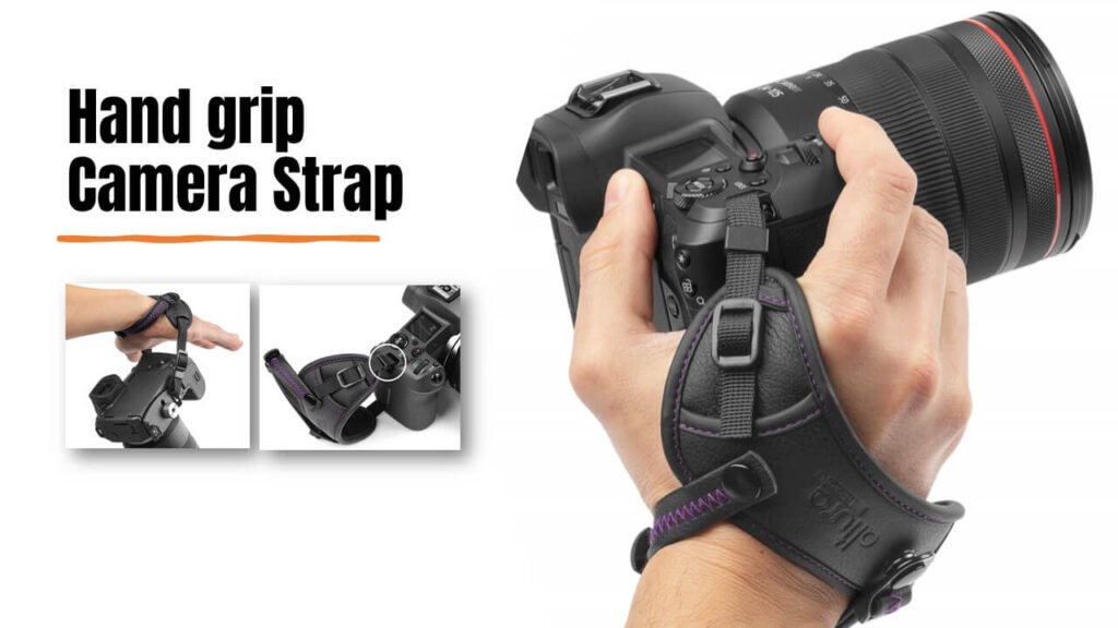 Hand grip camera strap