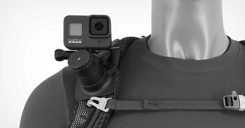 action camera body mount